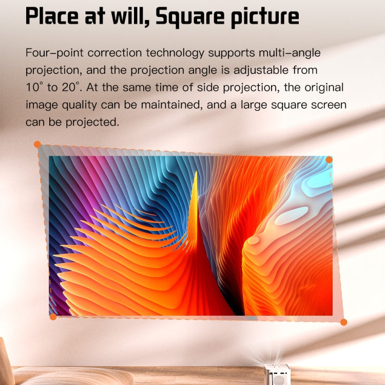 S30 Max Android 10 OS HD Portable WiFi Mobile Projector, Plug Type:UK Plug(Black) - Mini Projector by PMC TechLife | Online Shopping South Africa | PMC TechLife | Buy Now Pay Later Mobicred