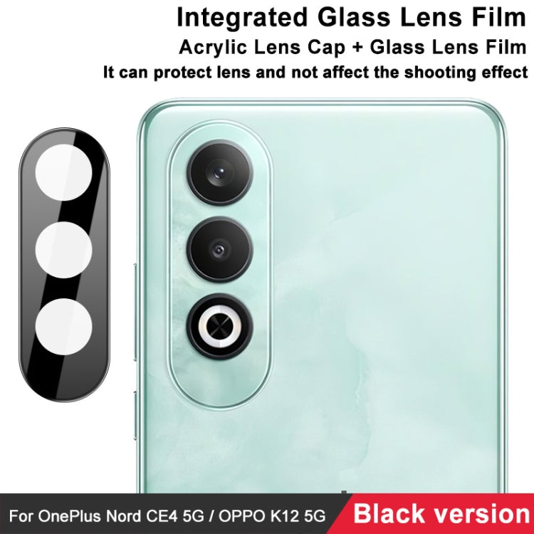 For OnePlus Nord CE4 5G / OPPO K12 5G imak High Definition Integrated Glass Lens Film Black Version - Other by imak | Online Shopping South Africa | PMC TechLife | Buy Now Pay Later Mobicred