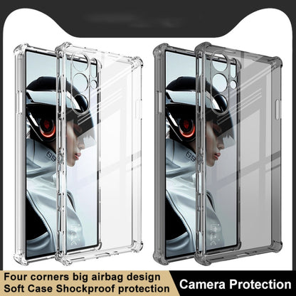 For ZTE nubia Red Magic 9 Pro 5G/9 Pro+ 5G imak Shockproof Airbag TPU Phone Case(Transparent Black) - ZTE Cases by imak | Online Shopping South Africa | PMC Jewellery
