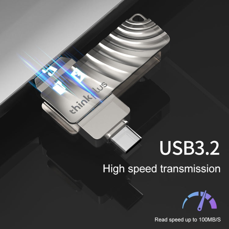 Lenovo Thinkplus MU232 USB 3.2 + USB-C / Type-C Dual Head Flash Drive, Memory:128GB - USB Flash Drives by Lenovo | Online Shopping South Africa | PMC Jewellery | Buy Now Pay Later Mobicred