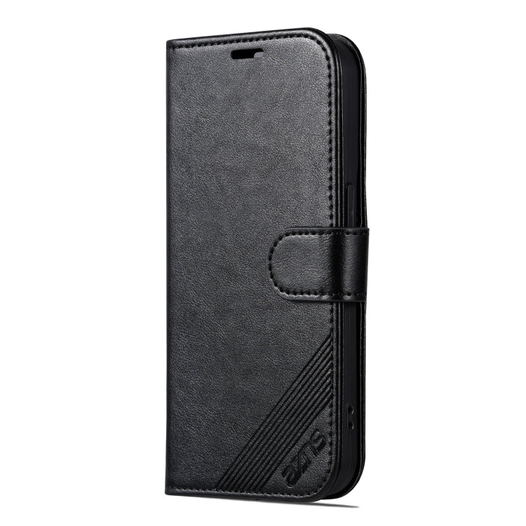 For iPhone 16 Pro Max AZNS Sheepskin Texture Flip Leather Phone Case(Black) - iPhone 16 Pro Max Cases by AZNS | Online Shopping South Africa | PMC Jewellery | Buy Now Pay Later Mobicred