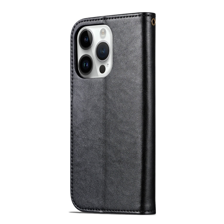 For iPhone 16 Pro Max AZNS Sheepskin Texture Flip Leather Phone Case(Black) - iPhone 16 Pro Max Cases by AZNS | Online Shopping South Africa | PMC Jewellery | Buy Now Pay Later Mobicred