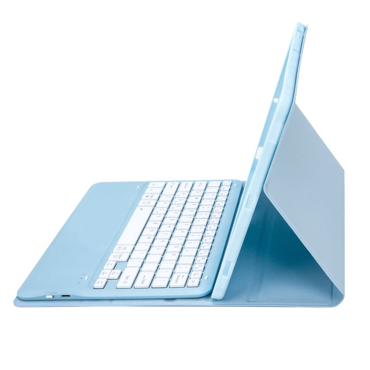 For Samsung Galaxy Tab S9+ A810B Pen Slot Detachable Bluetooth Keyboard Leather Tablet Case(Sky Blue) - Samsung Keyboard by PMC TechLife | Online Shopping South Africa | PMC TechLife
