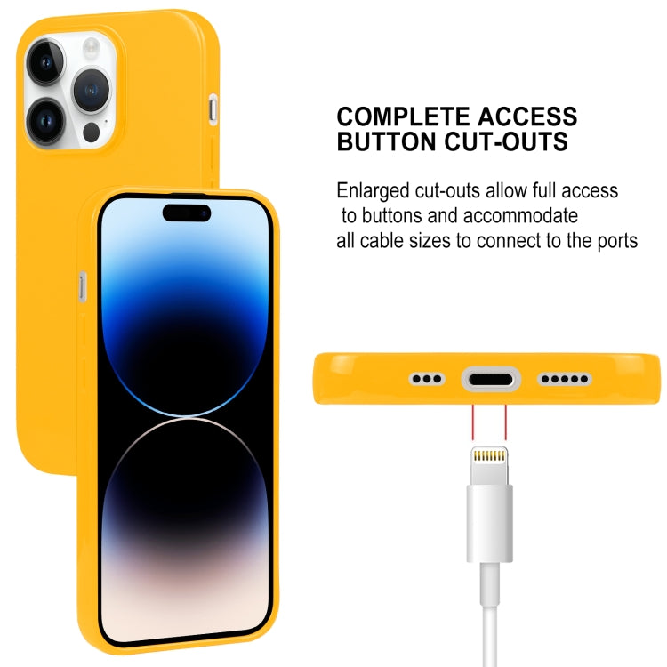 For iPhone 15 Pro Max GOOSPERY PEARL JELLY Shockproof TPU Phone Case(Yellow) - iPhone 15 Pro Max Cases by GOOSPERY | Online Shopping South Africa | PMC Jewellery | Buy Now Pay Later Mobicred