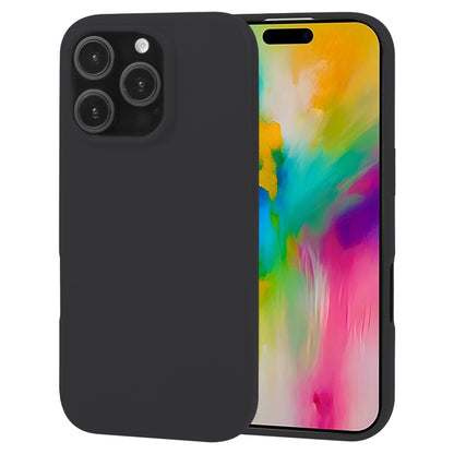 For iPhone 16 Pro Max GOOSPERY SOFT FEELING Liquid TPU Soft Phone Case(Black) - iPhone 16 Pro Max Cases by GOOSPERY | Online Shopping South Africa | PMC Jewellery | Buy Now Pay Later Mobicred