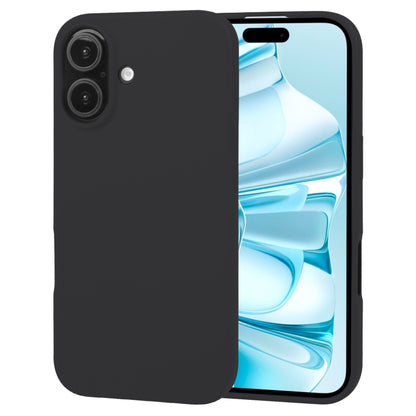 For iPhone 16 Plus GOOSPERY SOFT FEELING Liquid TPU Soft Phone Case(Black) - iPhone 16 Plus Cases by GOOSPERY | Online Shopping South Africa | PMC Jewellery | Buy Now Pay Later Mobicred