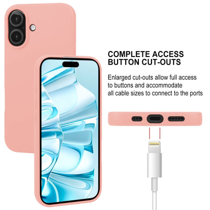 For iPhone 16 Plus GOOSPERY SOFT FEELING Liquid TPU Soft Phone Case(Pink) - iPhone 16 Plus Cases by GOOSPERY | Online Shopping South Africa | PMC Jewellery | Buy Now Pay Later Mobicred