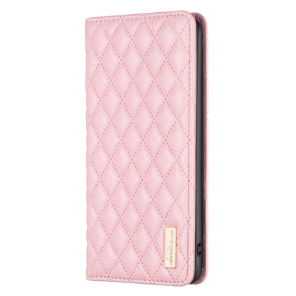 For OPPO A79 5G Diamond Lattice Magnetic Leather Flip Phone Case(Pink) - OPPO Cases by PMC Jewellery | Online Shopping South Africa | PMC Jewellery | Buy Now Pay Later Mobicred