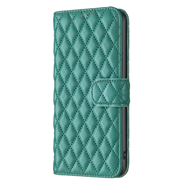 For OPPO Find X7 Ultra Diamond Lattice Wallet Leather Flip Phone Case(Green) - Find X7 Ultra Cases by PMC Jewellery | Online Shopping South Africa | PMC Jewellery | Buy Now Pay Later Mobicred