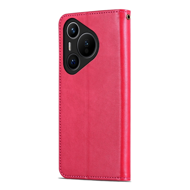 For Huawei Pura 70 AZNS Sheepskin Texture Flip Leather Phone Case(Red) - Huawei Cases by AZNS | Online Shopping South Africa | PMC Jewellery | Buy Now Pay Later Mobicred