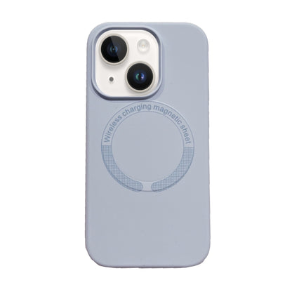 For iPhone 15 Plus Magsafe Magnetic Silicone Phone Case(Light Purple) - iPhone 15 Plus Cases by PMC Jewellery | Online Shopping South Africa | PMC Jewellery