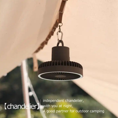 DQ212 10000mAh Outdoor Portable Camping Fan Tent Hanging Vertical Light(White) - Electric Fans by PMC Jewellery | Online Shopping South Africa | PMC Jewellery | Buy Now Pay Later Mobicred