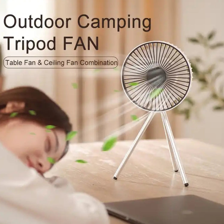 DQ213 4000mAh Outdoor Portable Camping Fan Tent Hanging Vertical Light(White) - Electric Fans by PMC TechLife | Online Shopping South Africa | PMC TechLife | Buy Now Pay Later Mobicred
