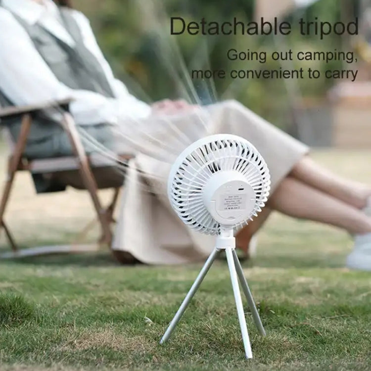 DQ213 4000mAh Outdoor Portable Camping Fan Tent Hanging Vertical Light(White) - Electric Fans by PMC TechLife | Online Shopping South Africa | PMC TechLife | Buy Now Pay Later Mobicred