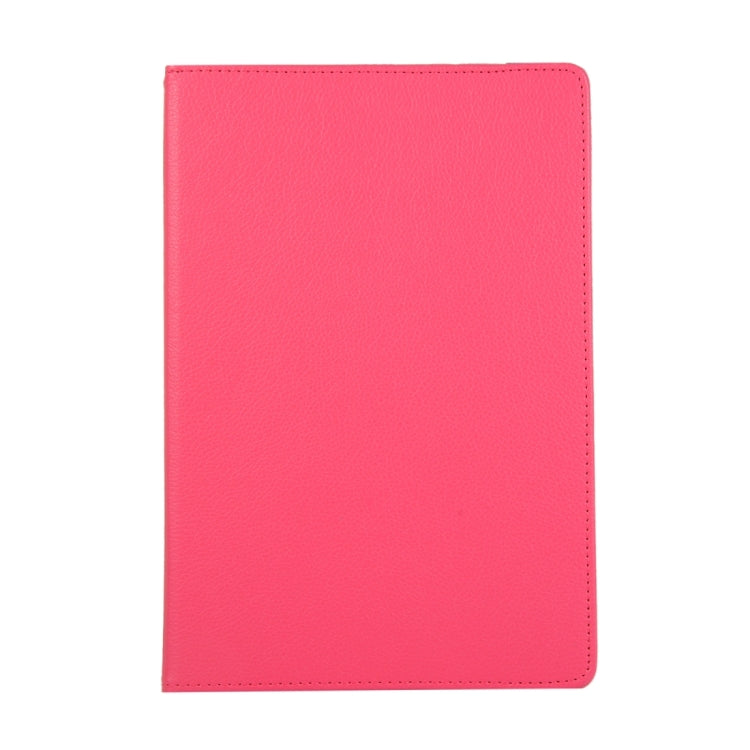 For Samsung Galaxy Tab S9 Ultra 360 Degrees Rotation Holder Litchi Texture Leather Tablet Case(Rose Red) - Galaxy Tab S9 Ultra Cases by PMC Jewellery | Online Shopping South Africa | PMC Jewellery | Buy Now Pay Later Mobicred