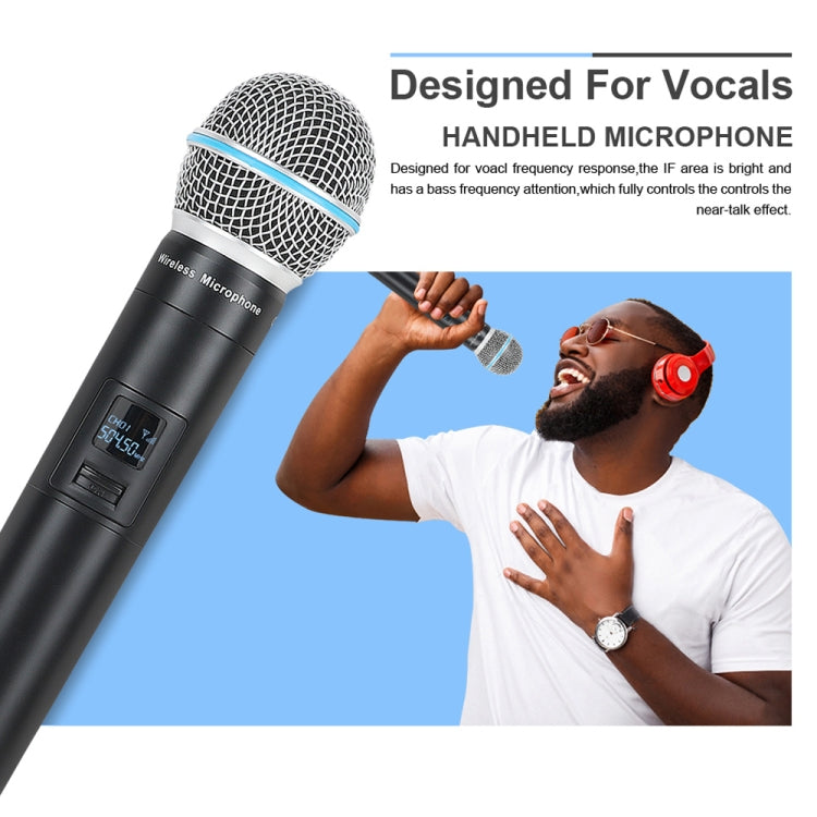 XTUGA A140-B Wireless Microphone System 4 BodyPack Headset Lavalier Microphone(US Plug) - free shipping - PMC Jewellery - Order now!