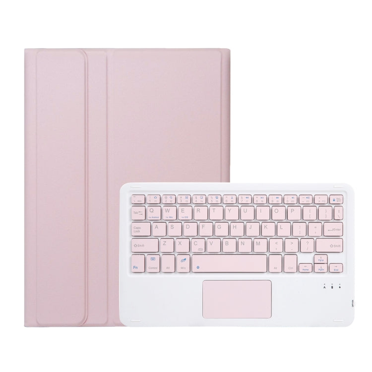 For Samsung Galaxy Tab S9 A710B-A Candy Color TPU Touch Bluetooth Keyboard Leather Tablet Case with Pen Holder(Pink) - Samsung Keyboard by PMC Jewellery | Online Shopping South Africa | PMC Jewellery