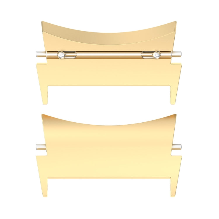 For Samsung Galaxy Watch 6 / 6 Classic 1 Pair Stainless Steel Metal Watch Band Connector(Gold) - free shipping - PMc TechLife - Order now!