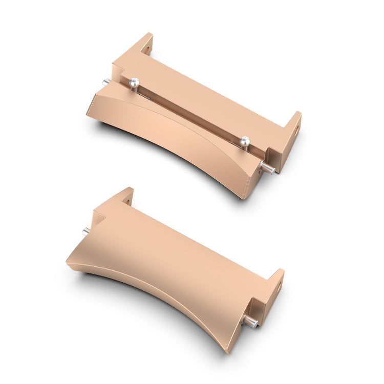 For Samsung Galaxy Watch 6 / 6 Classic 1 Pair Stainless Steel Metal Watch Band Connector(Rose Gold) - free shipping - PMc TechLife - Order now!