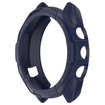 For Garmin Approach S70 47mm Armor Hollow Watch Protective Case(Midnight Blue) - Watch Cases by PMC Jewellery | Online Shopping South Africa | PMC Jewellery