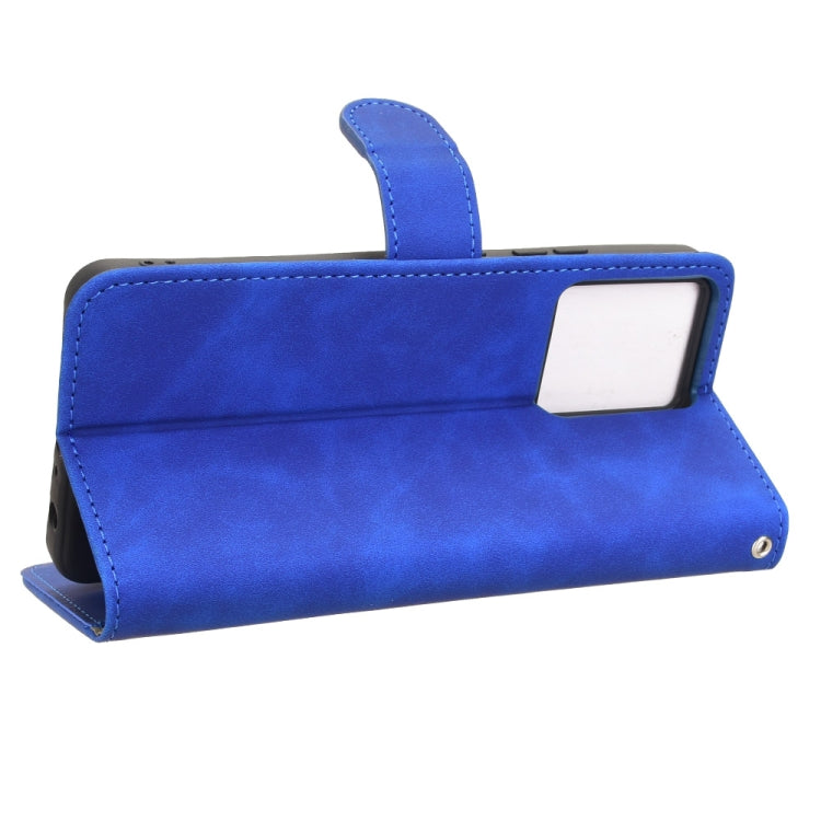 For Blackview Oscal Modern 8 / Color 8 Skin Feel Magnetic Flip Leather Phone Case(Blue) - free shipping - PMC TechLife - Order now!