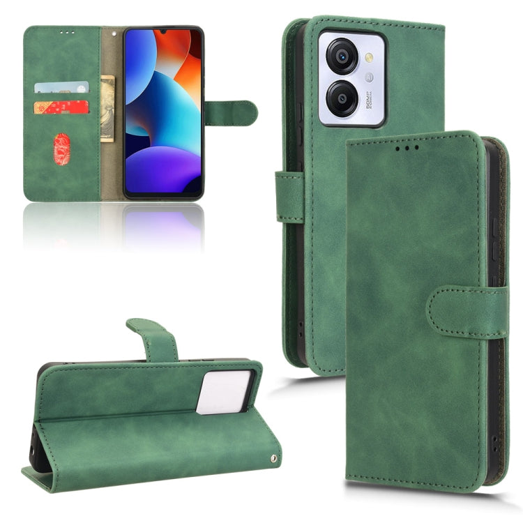 For Blackview Oscal Modern 8 / Color 8 Skin Feel Magnetic Flip Leather Phone Case(Green) - free shipping - PMC TechLife - Order now!