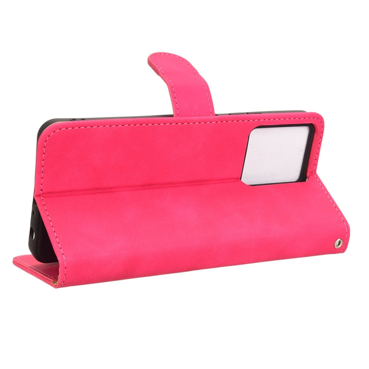 For Blackview Oscal Modern 8 / Color 8 Skin Feel Magnetic Flip Leather Phone Case(Rose Red) - free shipping - PMC TechLife - Order now!