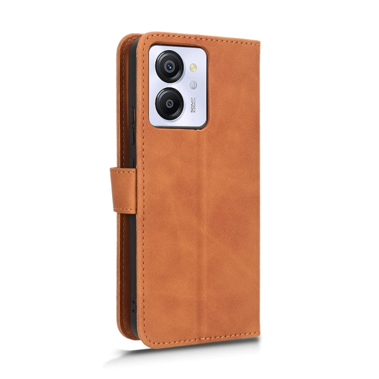 For Blackview Oscal Modern 8 / Color 8 Skin Feel Magnetic Flip Leather Phone Case(Brown) - More Brand by PMC Jewellery | Online Shopping South Africa | PMC Jewellery | Buy Now Pay Later Mobicred