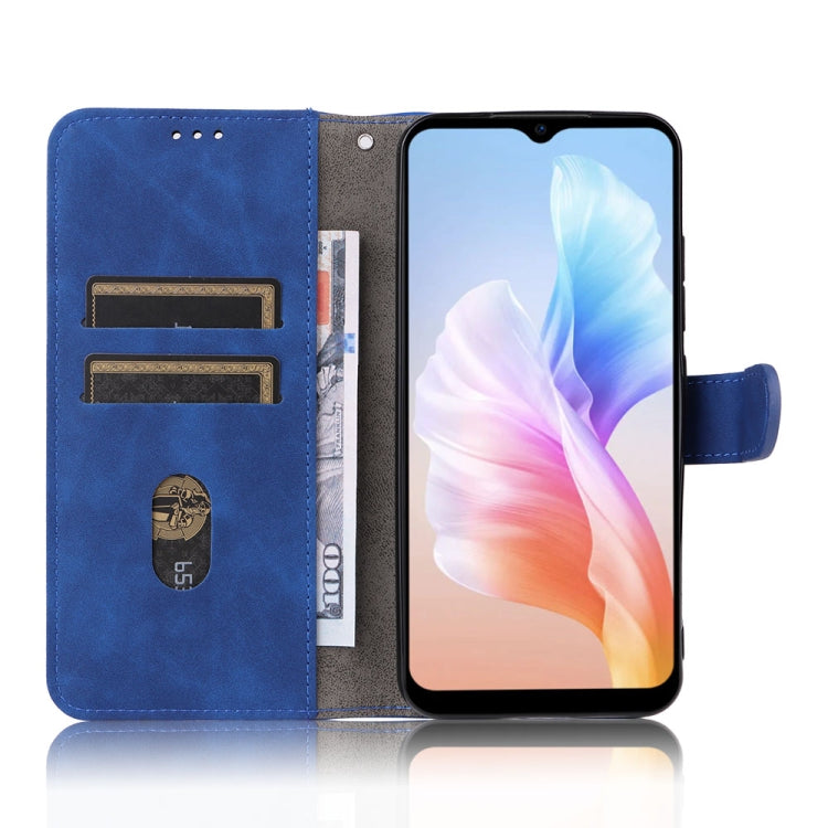 For Doogee X98 / X98 Pro Skin Feel Magnetic Flip Leather Phone Case(Blue) - More Brand by PMC Jewellery | Online Shopping South Africa | PMC Jewellery | Buy Now Pay Later Mobicred