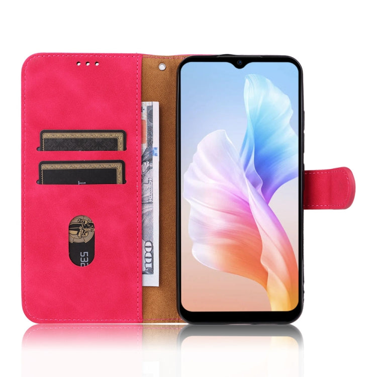 For Doogee X98 / X98 Pro Skin Feel Magnetic Flip Leather Phone Case(Rose Red) - free shipping - PMC TechLife - Order now!
