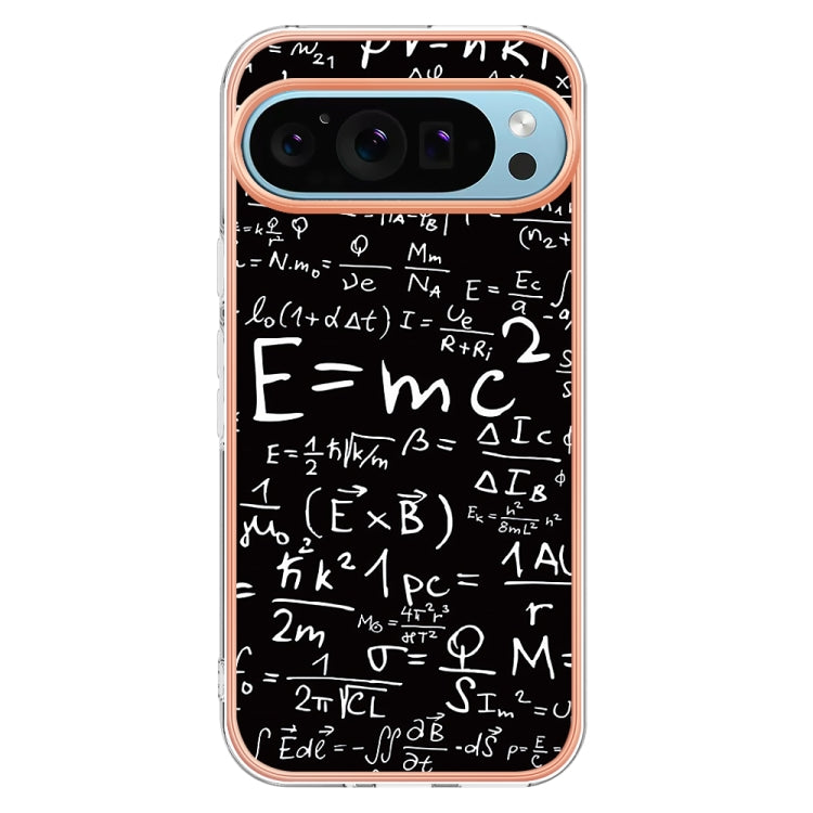 For Google Pixel 9 / 9 Pro Electroplating Dual-side IMD Phone Case(Equation) - Google Cases by PMC Jewellery | Online Shopping South Africa | PMC Jewellery | Buy Now Pay Later Mobicred