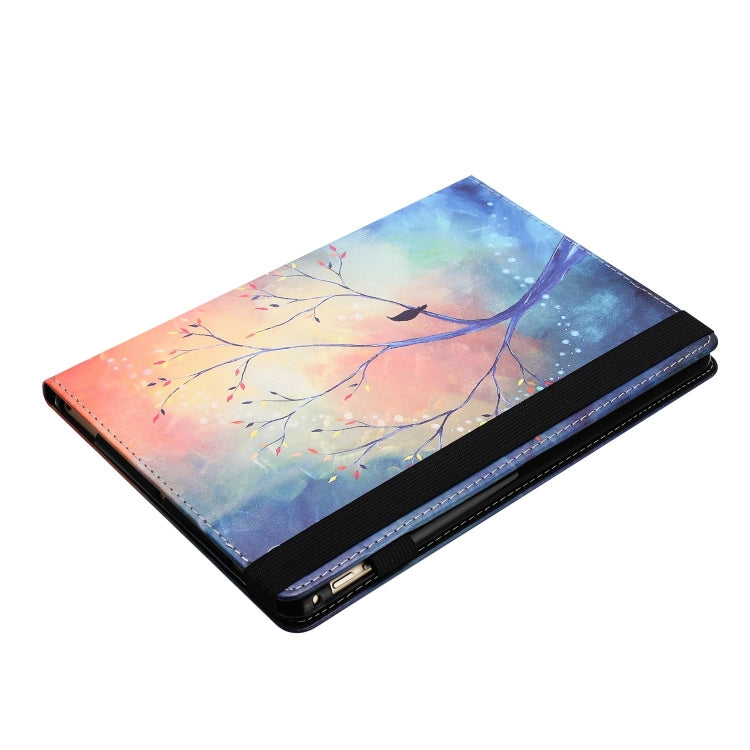For iPad Pro 11 2024 Sewing Litchi Texture Smart Leather Tablet Case(Oil Painting Tree) - iPad Pro 11 2024 Cases by PMC TechLife | Online Shopping South Africa | PMC TechLife | Buy Now Pay Later Mobicred
