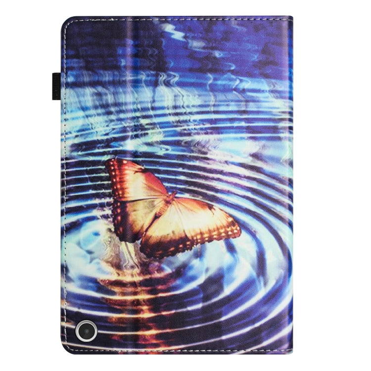 For Amazon Kindle Fire HD 10 2021 Sewing Litchi Texture Smart Leather Tablet Case(Butterfly) - Amazon by PMC TechLife | Online Shopping South Africa | PMC TechLife | Buy Now Pay Later Mobicred