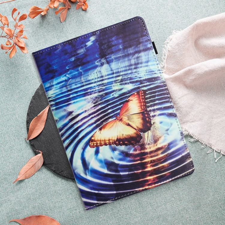 For Amazon Kindle Fire HD 10 2021 Sewing Litchi Texture Smart Leather Tablet Case(Butterfly) - Amazon by PMC TechLife | Online Shopping South Africa | PMC TechLife | Buy Now Pay Later Mobicred