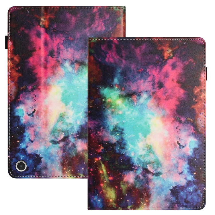For Amazon Kindle Fire HD 10 2021 Sewing Litchi Texture Smart Leather Tablet Case(Starry Sky) - Amazon by PMC TechLife | Online Shopping South Africa | PMC TechLife | Buy Now Pay Later Mobicred