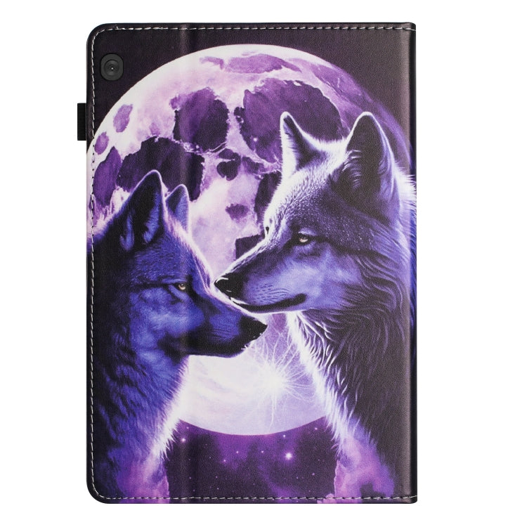 For Lenovo Tab M10 Sewing Litchi Texture Smart Leather Tablet Case(Wolf) - Lenovo by PMC TechLife | Online Shopping South Africa | PMC TechLife | Buy Now Pay Later Mobicred