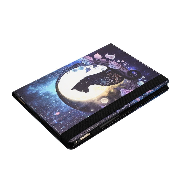 For Lenovo Tab M10 Sewing Litchi Texture Smart Leather Tablet Case(Cat) - Lenovo by PMC TechLife | Online Shopping South Africa | PMC TechLife | Buy Now Pay Later Mobicred