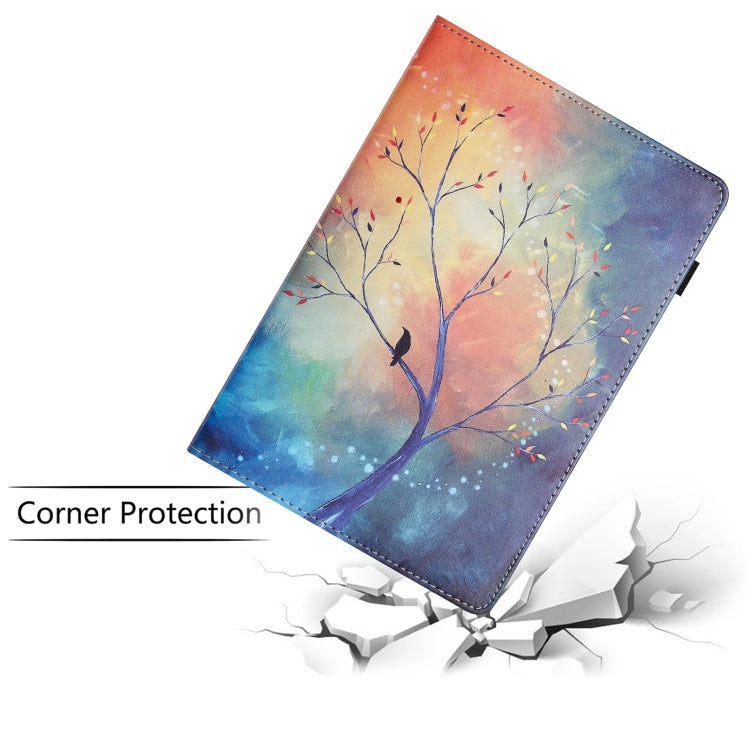 For Lenovo Tab M10 HD Gen 2 Sewing Litchi Texture Smart Leather Tablet Case(Oil Painting Tree) - Lenovo by PMC TechLife | Online Shopping South Africa | PMC TechLife | Buy Now Pay Later Mobicred