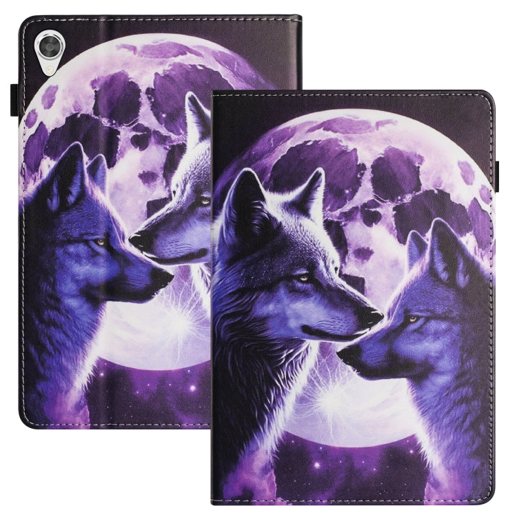 For Lenovo Tab M10 HD Gen 2 Sewing Litchi Texture Smart Leather Tablet Case(Wolf) - Lenovo by PMC TechLife | Online Shopping South Africa | PMC TechLife | Buy Now Pay Later Mobicred