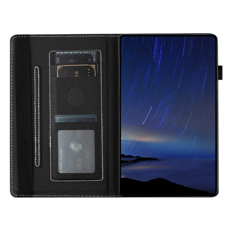 For Lenovo Tab M10 Gen 3 Sewing Litchi Texture Smart Leather Tablet Case(Cat) - Lenovo by PMC TechLife | Online Shopping South Africa | PMC TechLife | Buy Now Pay Later Mobicred