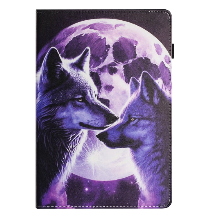 For Lenovo Tab M10 Plus 3rd Gen Sewing Litchi Texture Smart Leather Tablet Case(Wolf) - Lenovo by PMC TechLife | Online Shopping South Africa | PMC TechLife | Buy Now Pay Later Mobicred
