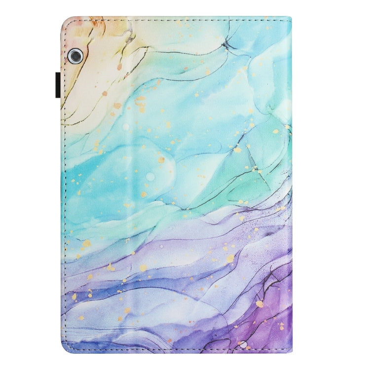 For Huawei MediaPad T3 10 Sewing Litchi Texture Smart Leather Tablet Case(Oil Painting) - Huawei by PMC TechLife | Online Shopping South Africa | PMC TechLife | Buy Now Pay Later Mobicred