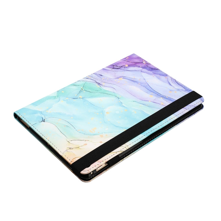 For Huawei MediaPad T3 10 Sewing Litchi Texture Smart Leather Tablet Case(Oil Painting) - Huawei by PMC TechLife | Online Shopping South Africa | PMC TechLife | Buy Now Pay Later Mobicred