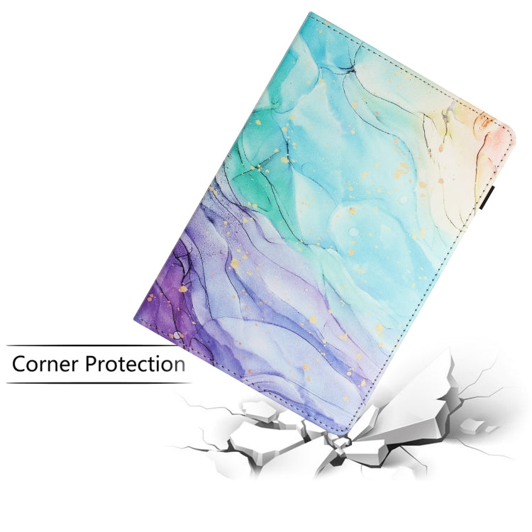 For Huawei MediaPad T3 10 Sewing Litchi Texture Smart Leather Tablet Case(Oil Painting) - Huawei by PMC TechLife | Online Shopping South Africa | PMC TechLife | Buy Now Pay Later Mobicred