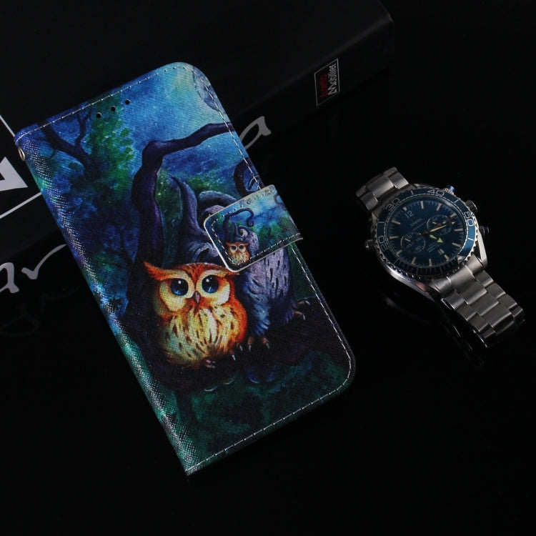 For Honor Magic6 Pro Coloured Drawing Flip Leather Phone Case(Oil Painting Owl) - Honor Cases by PMC Jewellery | Online Shopping South Africa | PMC Jewellery | Buy Now Pay Later Mobicred