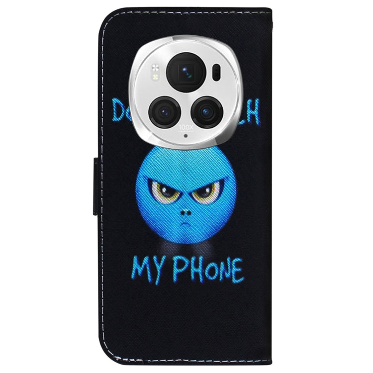 For Honor Magic6 Pro Coloured Drawing Flip Leather Phone Case(Anger) - Honor Cases by PMC Jewellery | Online Shopping South Africa | PMC Jewellery | Buy Now Pay Later Mobicred