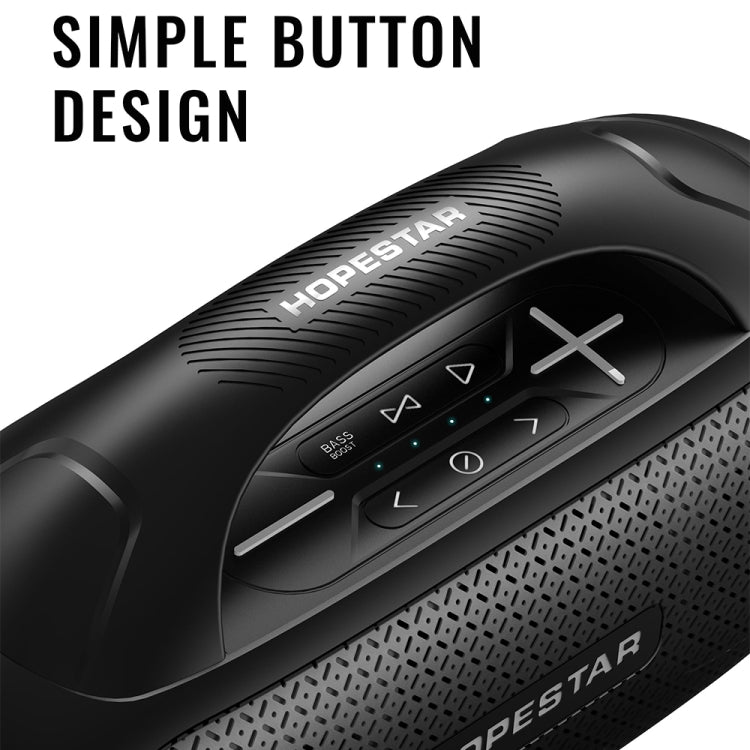 HOPESTAR A50 80W IPX6 Waterproof Portable Bluetooth Speaker Outdoor Subwoofer(Grey) - free shipping - PMC Jewellery - Order now!