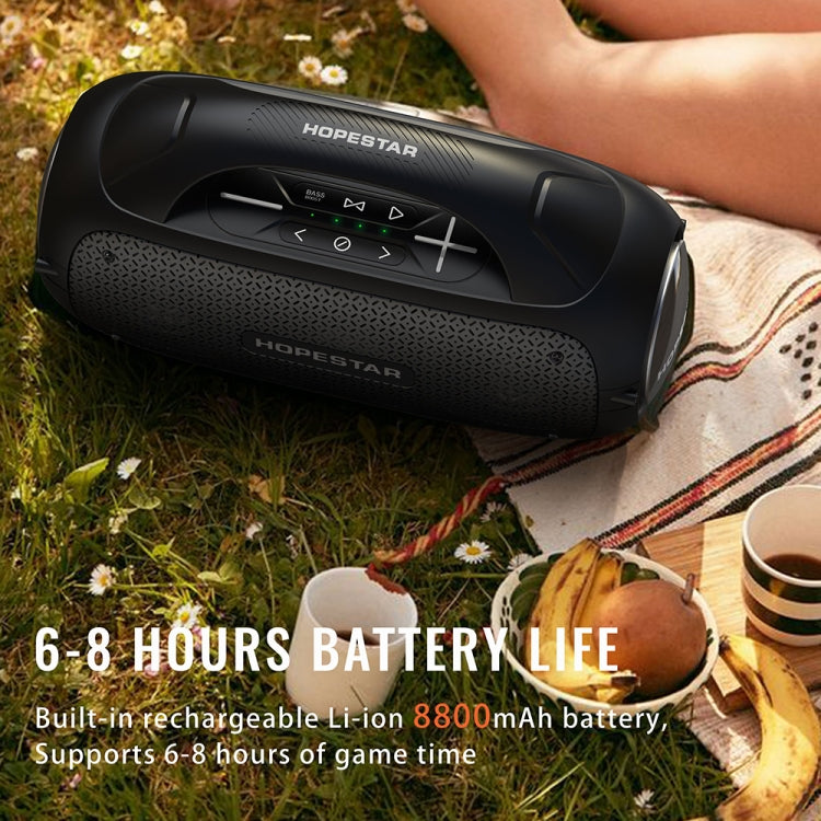HOPESTAR A50 80W IPX6 Waterproof Portable Bluetooth Speaker Outdoor Subwoofer(Army Green) - free shipping - PMC Jewellery - Order now!