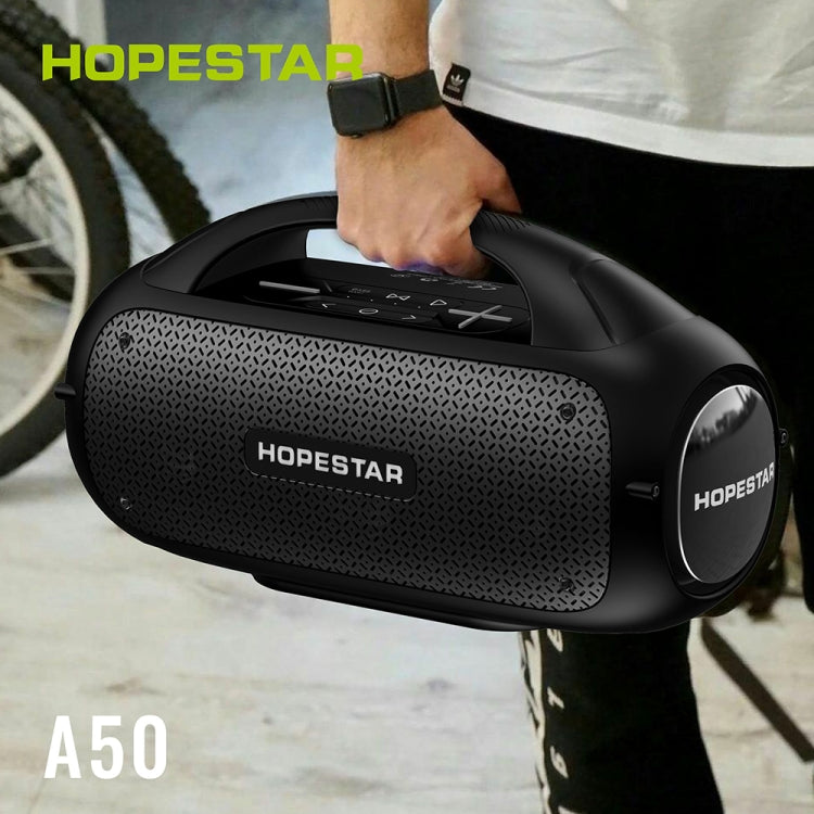 HOPESTAR A50 80W IPX6 Waterproof Portable Bluetooth Speaker Outdoor Subwoofer(Army Green) - free shipping - PMC Jewellery - Order now!