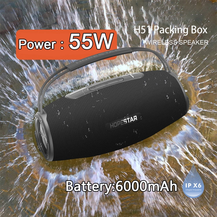 HOPESTAR H51 IPX6 Waterproof Outdoor Portable Wireless Bluetooth Speaker(Camouflage) - free shipping - PMC Jewellery - Order now!
